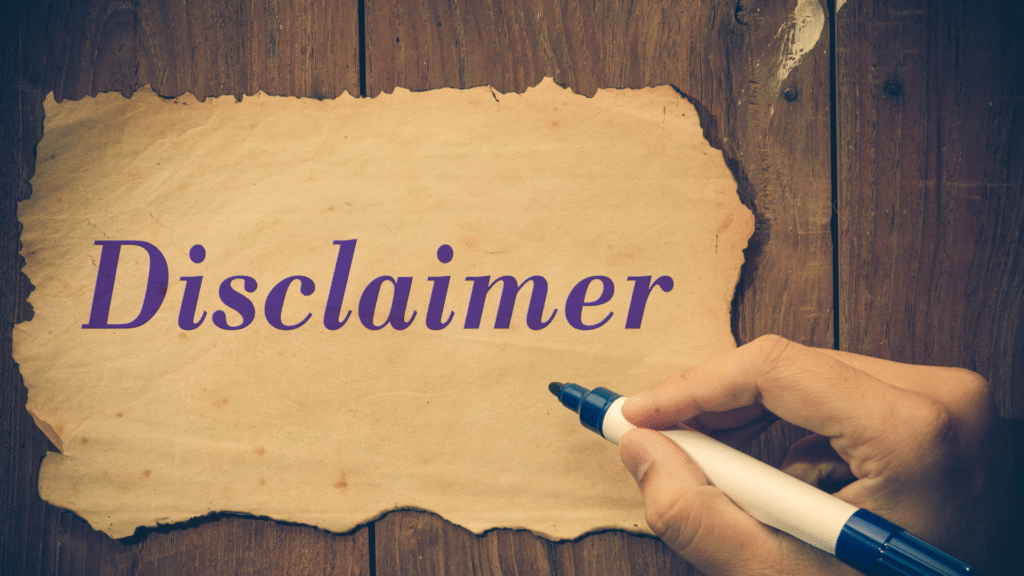 disclaimer
